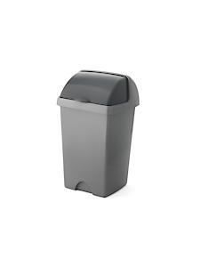 Addis Roll Bin 24L Metallic