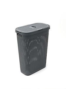 Addis Rattan Laundry Hamper Charc