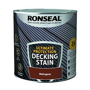Ronseal Ult Deck Stain Rich Mahogany