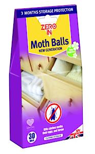 Zero-In Moth Balls 30pc