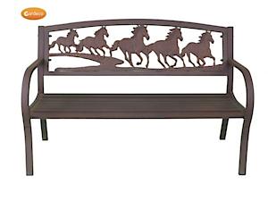 Iron Bench Horse