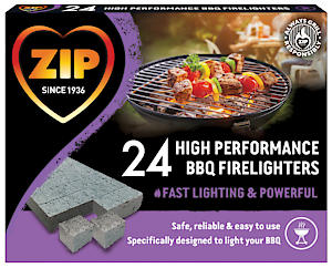 Zip H/Perf BBQ Firelighters