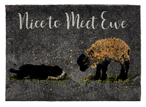 Primeur Luxury Doormat Nice To Meet Ewe